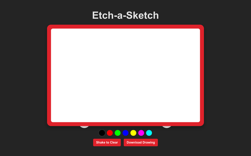 Etch-a-Sketch app demonstration